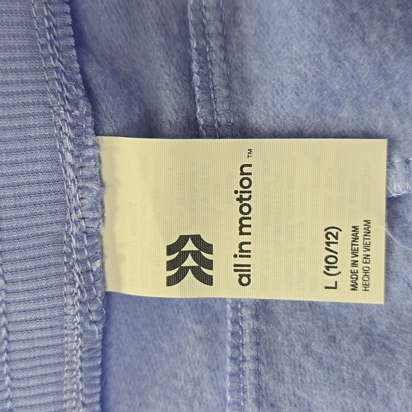 Girls' Cozy Soft Fleece Jogger | All in Motion | Large (10/12) - Picture 7 of 11